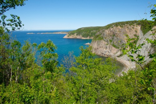 Panoramic view of cliffs at White Point on the Cabot Trail - Credit Photo Nova Scotia Tourism